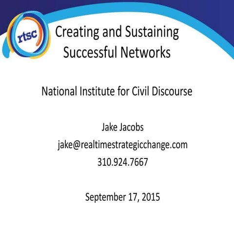 Making Networks Work