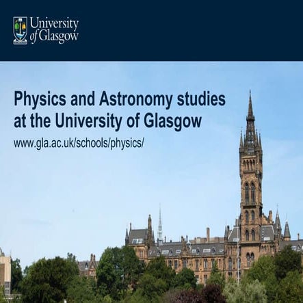 GLASGOW UNIVERSITY PHYSICS ENTRY REQUIREMENTS visual data 7