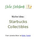 Niche Idea: Starbucks Collectibles
