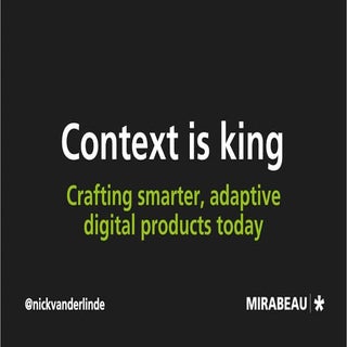 Context is King – Crafting Smarter,...