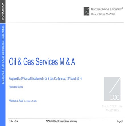 Nick Assef Excellence in oil & gas m&a 120314fnl