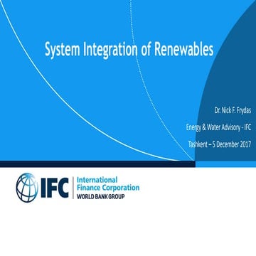 System Integration of Renewables