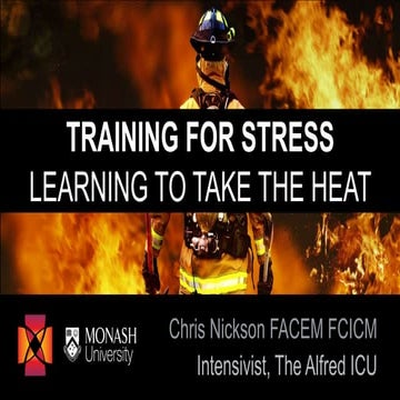 Nickson training for stress 20170720