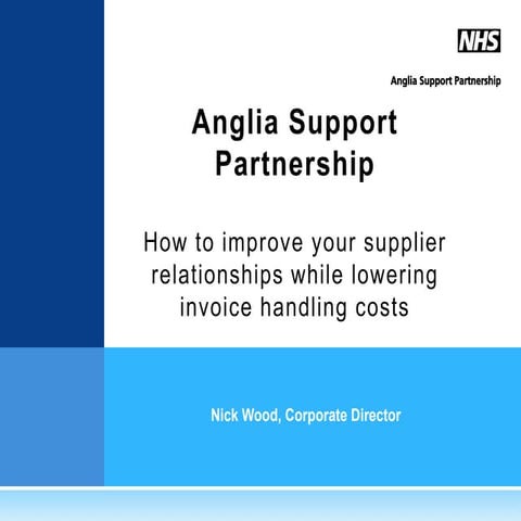 How to improve your supplier relationships while lowering invoice handling costs