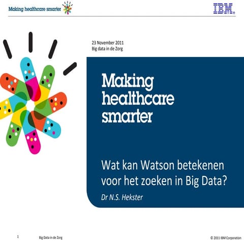 Nicky Hekster (IBM) - Watson for Health