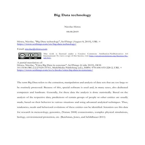 Big Data technology