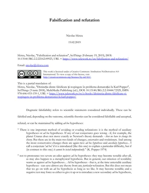 A Theory Of Presumption For Everyday Argumentation | PDF