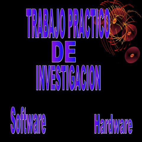 SOFTWARE Y HARWARE :@