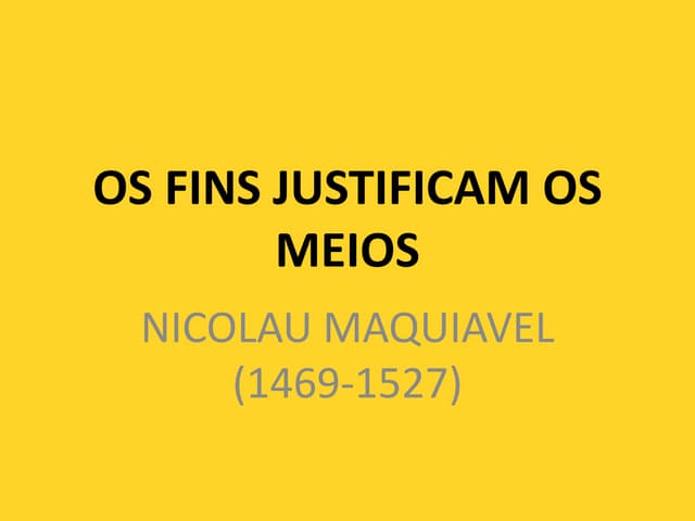 Nicolau maquiavel