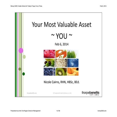 Your Most Valuable Asset: You