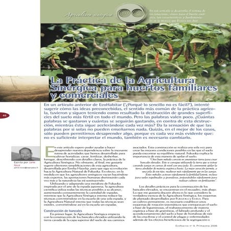 Nicol, jamie   la práctica de la agroeclogía sinérgica