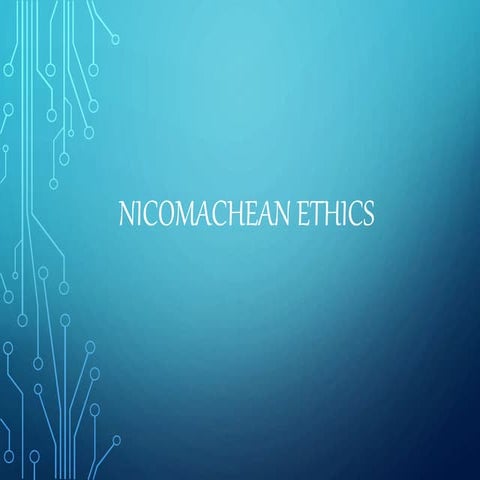 Nicomachean ethics
