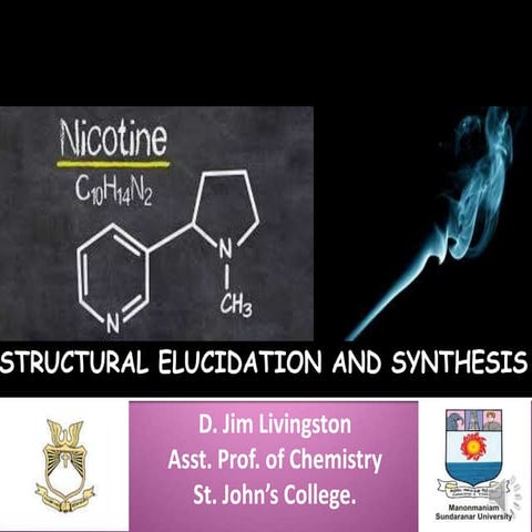 Nicotine - Structural elucidation