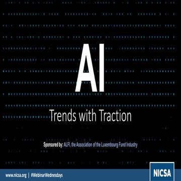 AI Trends with Traction