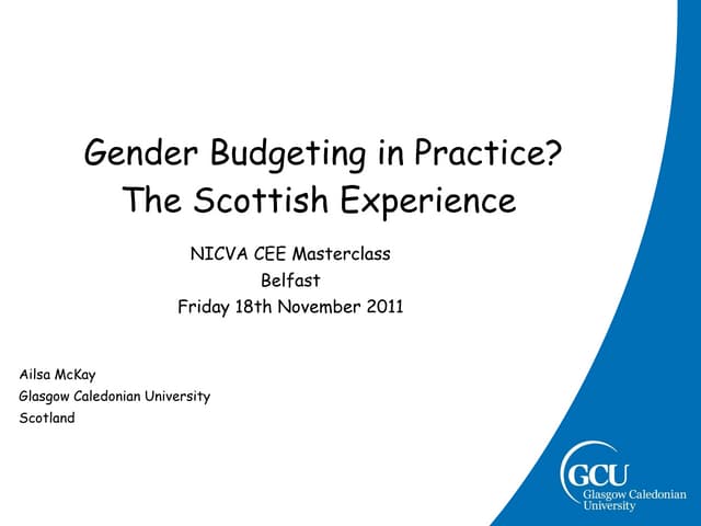 NICVA Masterclass - Ailsa McKay