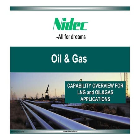 Nidec asi capability overview for lng and oil&gas applications