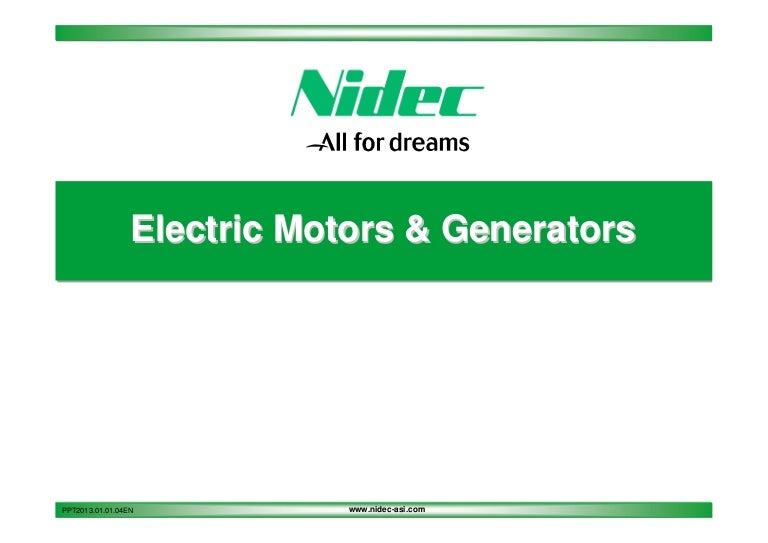 Nidec asi electric motors & generators