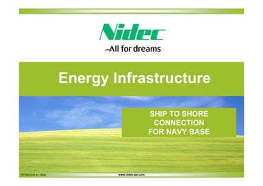 Nidec asi ship to shore connection for navy base
