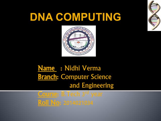 DNA Computing