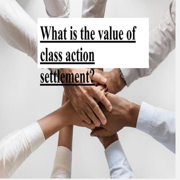 What Is a Class Action Lawsuit Definition, Examples & How It Works | PDF