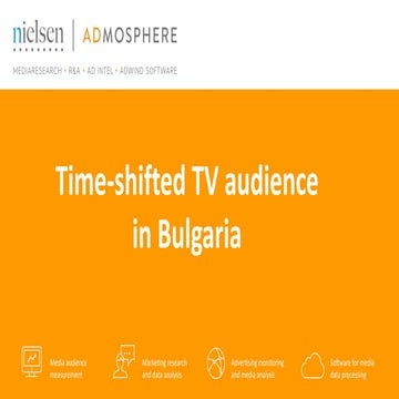 Time-shifted TV audience in Bulgaria