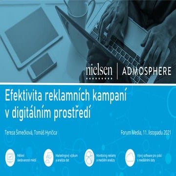Efektivita reklamních kampaní v digitálním prostředí (Nielsen Admosphere)