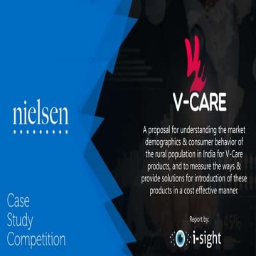 Market Research Proposal - Capturing the Rural Market for Personal and Househ...