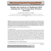 Design And Analysis Of Multiband MSP Antenna For Next Generation ...