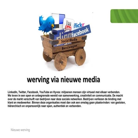 Het nieuwe werven