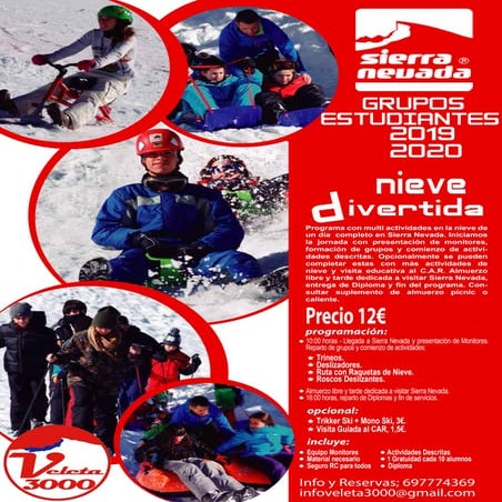 Nieve divertida en Sierra Nevada 2020