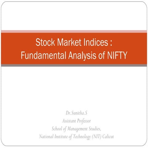 Nifty stock market indices 