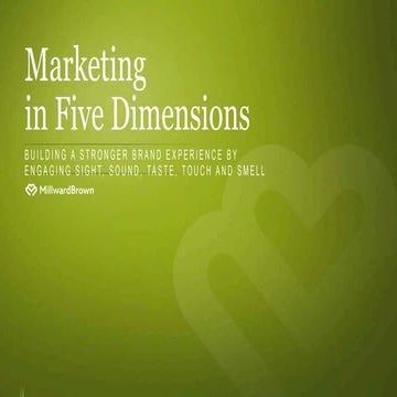 Nigel Hollis - Marketing in Five Dimensions