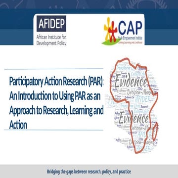 Bridging Research, Policy, and Practice through Participatory Action ...