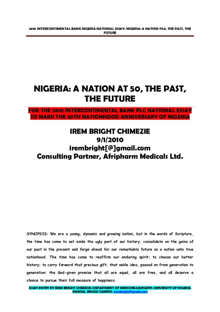 Essay on nigeria image