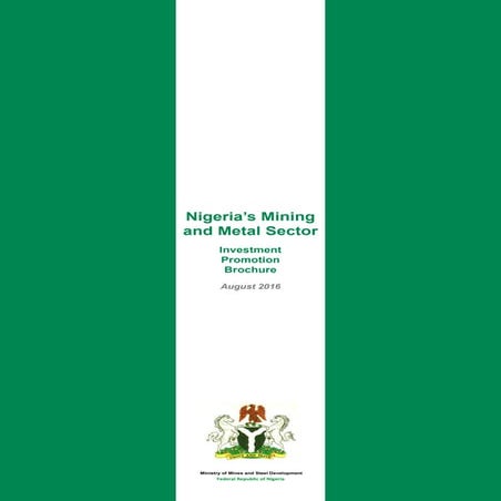 Nigeria's Mining and Steel Sector Investment Brochure