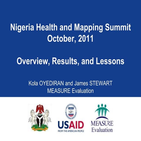 Nigeria Mapping Summit