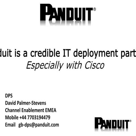 Panduit EMEA SI Webinar 1