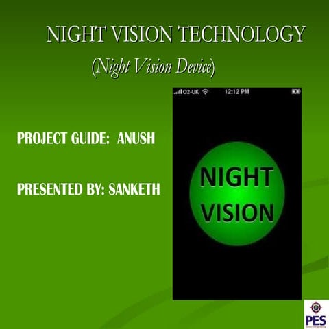 Night vision-tech-sanketh