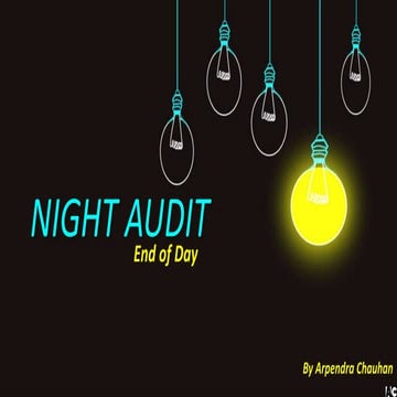 Night Audit in Front Office
