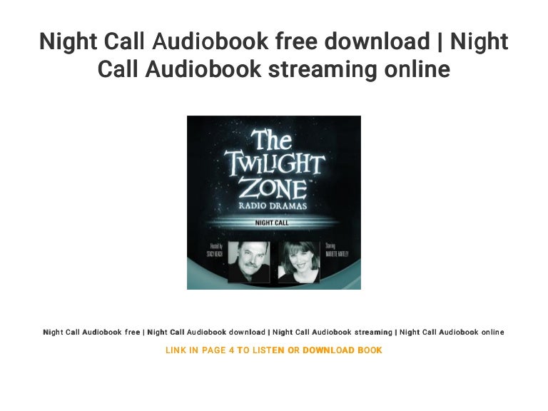 Night Call Audiobook free download | Night Call Audiobook streaming o…