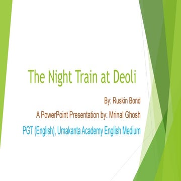 The Night train at Deoli