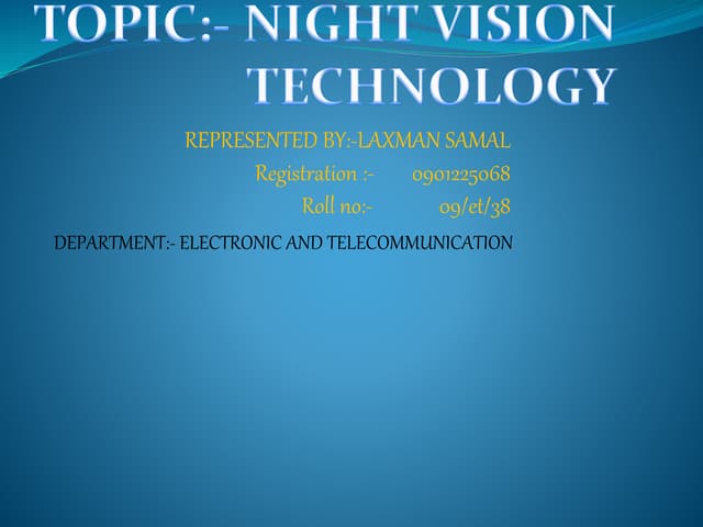 Night vision