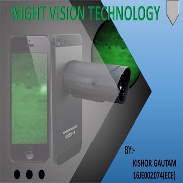 Science behind night vision camera | PPTX