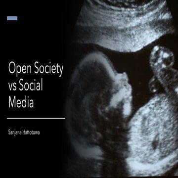 Open Society vs Social Media