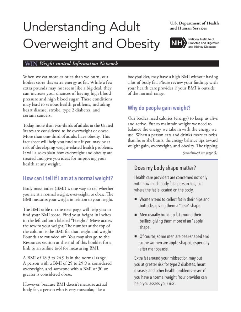 Nih causes of weight gain and obesity and strategies and help losing