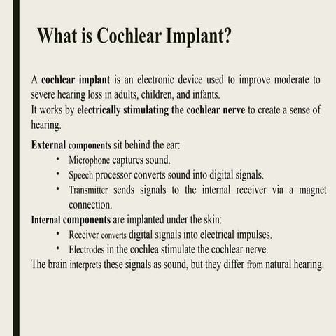 Complex Cochlear Implant Cases Management And Troubleshooting Joshua D ...