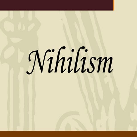 Nihilism