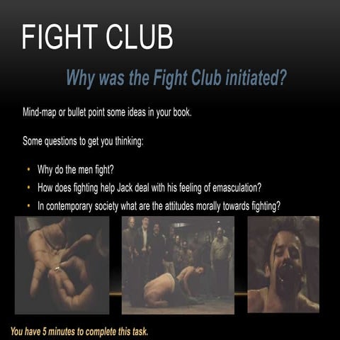 Nihilism in fight club
