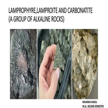 Alkaline rocks.lamprophyre,lamproite,and carbonatites