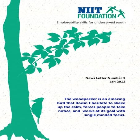 NIIT Foundation newsletter Jan'2012